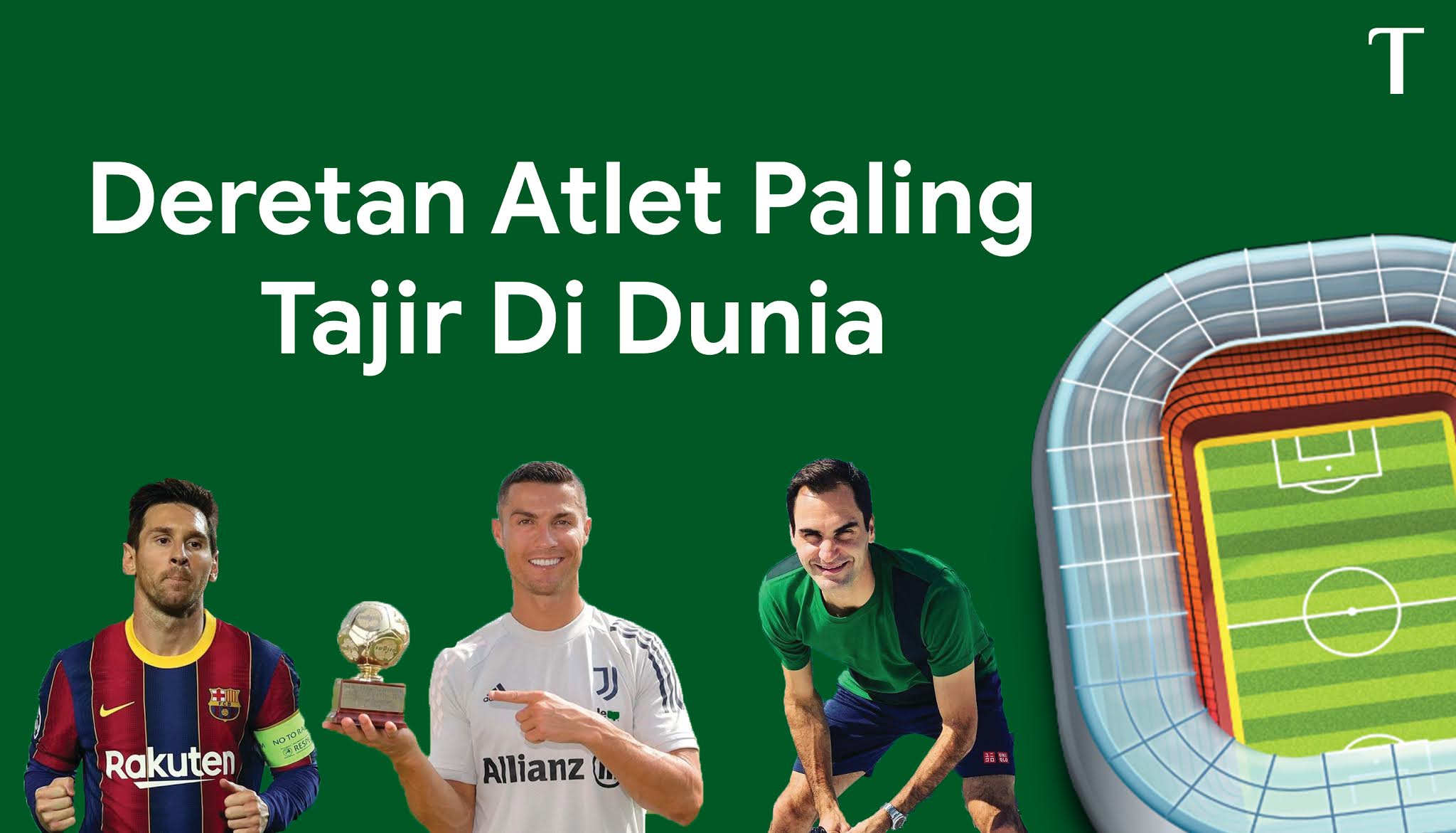 Deretan atlet paling tajir di dunia