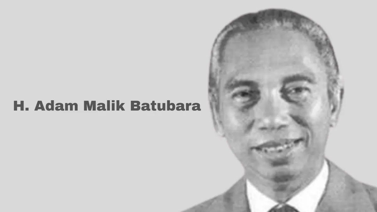 Adam Malik Batubara, mantan jurnalis dan Wakil Presiden RI ke-3