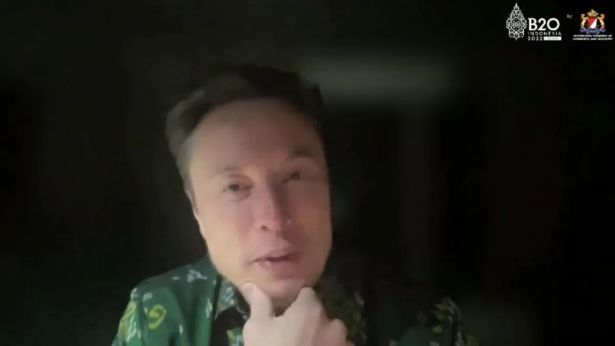 Hadiri B20 secara virtual, Elon Musk: Banyak kerjaan