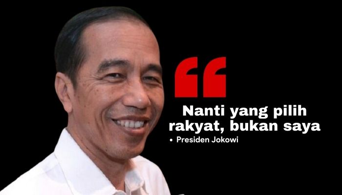 Pilpres 2024, Jokowi: Nanti yang pilih rakyat, bukan saya