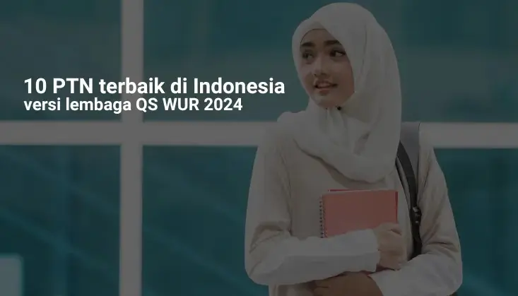 Daftar 10 PTN Terbaik di Indonesia Versi QS WUR 2024