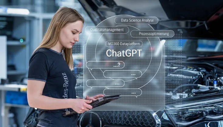 Produksi kendaraan cerdas, Mercedes-Benz gunakan ChatGPT
