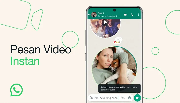 WhatsApp perkenalkan fitur pesan video instan pribadi, aman?