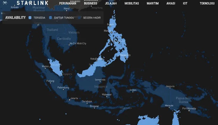 Fakta-fakta internet Starlink akan mengudara di langit Indonesia
