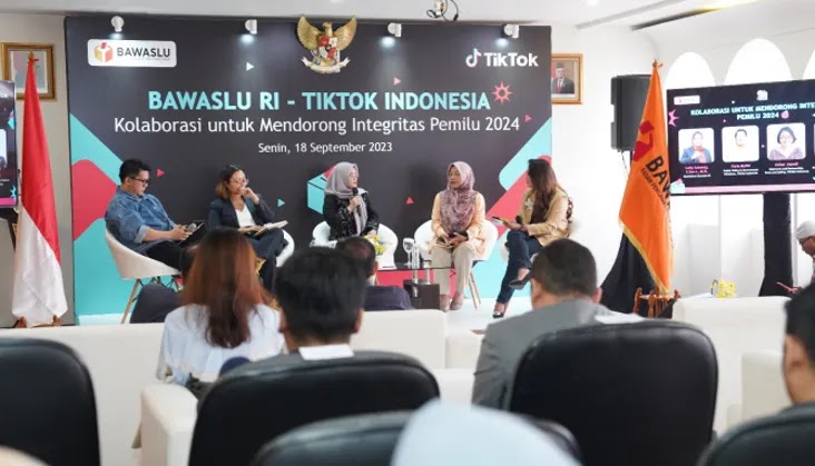 Cegah hoax jelang Pemilu 2024, Bawaslu dan TikTok teken MoU