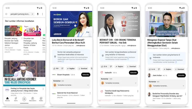 Ini syarat kreator kesehatan di Indonesia untuk YouTube Health