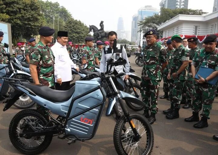 Melirik canggihnya motor trail listrik TNI dan Polri buatan Indonesia