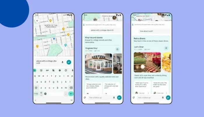 Makin canggih, Google Maps kini bertenaga AI generatif
