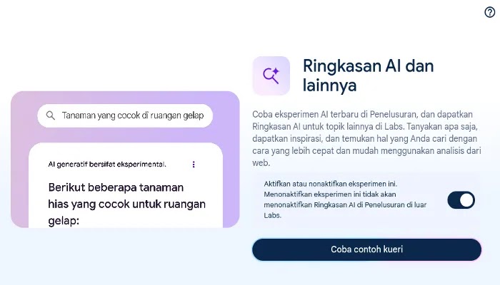 Google: Fitur ringkasan AI sudah digunakan miliaran pencarian
