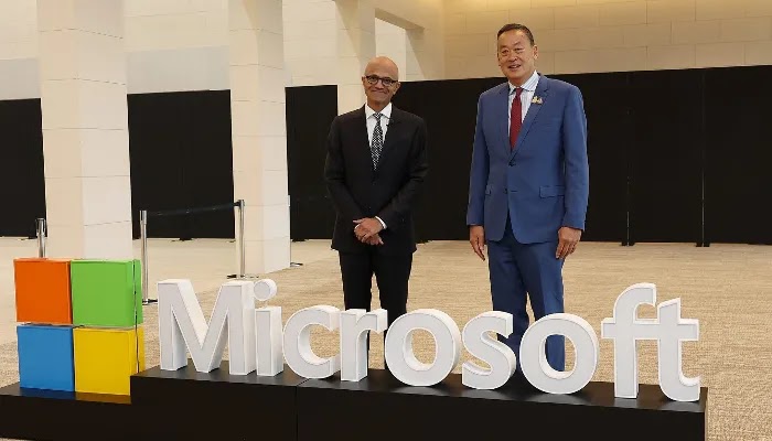 Kunjungi Thailand, Satya Nadella: Mengutamakan digital didukung AI
