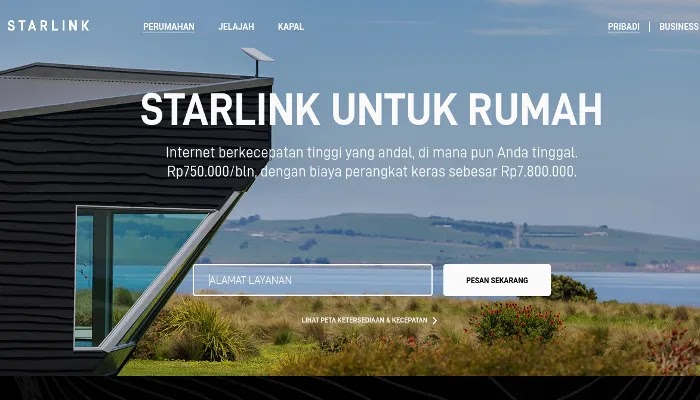 Cek! ini harga langganan internet Starlink untuk wilayah Indonesia