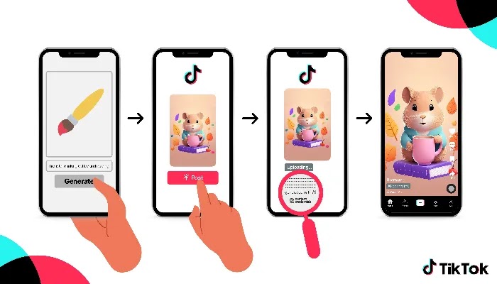 Buat konten pakai AI, TikTok berlakukan tanda label