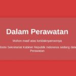 Website Setkab dalam perawatan, imbas PDNS 2 padam?