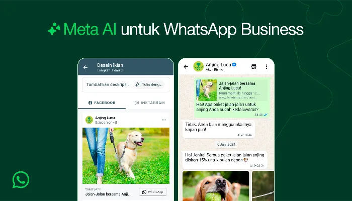Meta luncurkan fitur artificial intelligence di WhatsApp Bisnis
