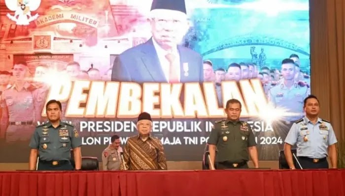 Wapres Ma’ruf Amin ke TNI-Polri: Melek teknologi dan responsif
