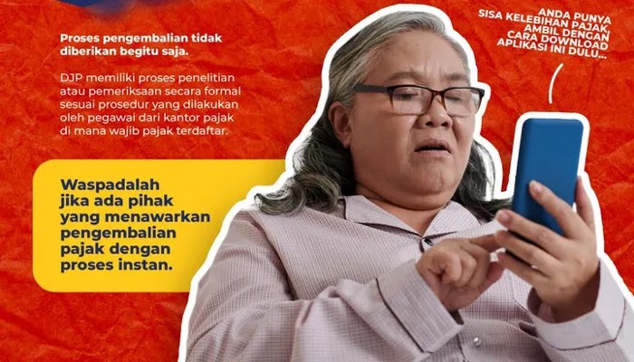 Waspada! penipu modus pengembalian kelebihan pembayaran pajak