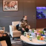 Wapres terpilih Gibran datangi Kominfo, bahas ancaman siber