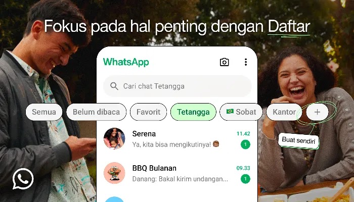 WhatsApp rilis fitur baru lists, apa manfaatnya untuk pengguna?