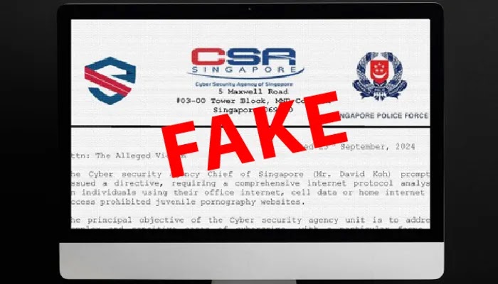 Badan Keamanan Siber Singapura dicatut, penipu pakai email palsu