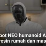 Robot NEO humanoid AI, bisa beresin rumah dan masak