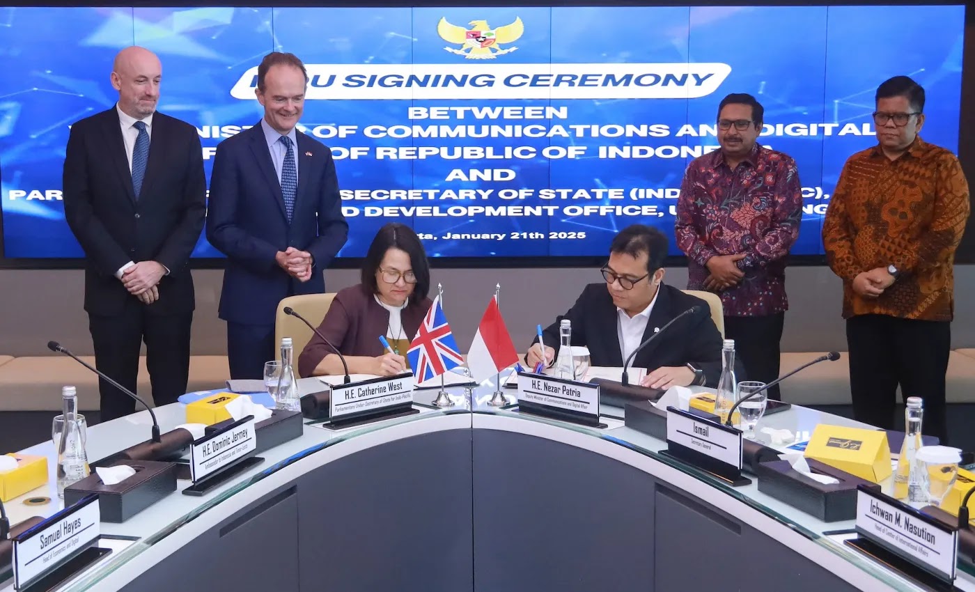 RI-Inggris satukan kekuatan digital, termasuk tangkal dampak negatif AI