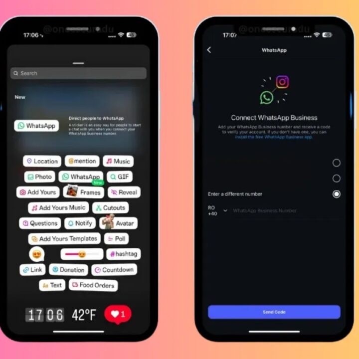 Instagram rilis fitur integrasi stiker WhatsApp untuk Stories