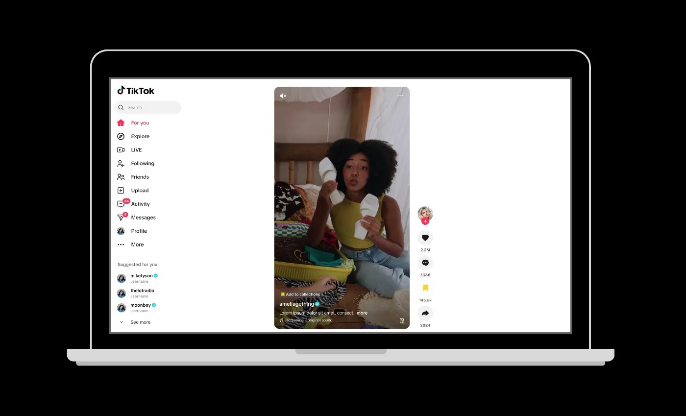 4 Fitur baru TikTok versi desktop, dari desain hingga koleksi video