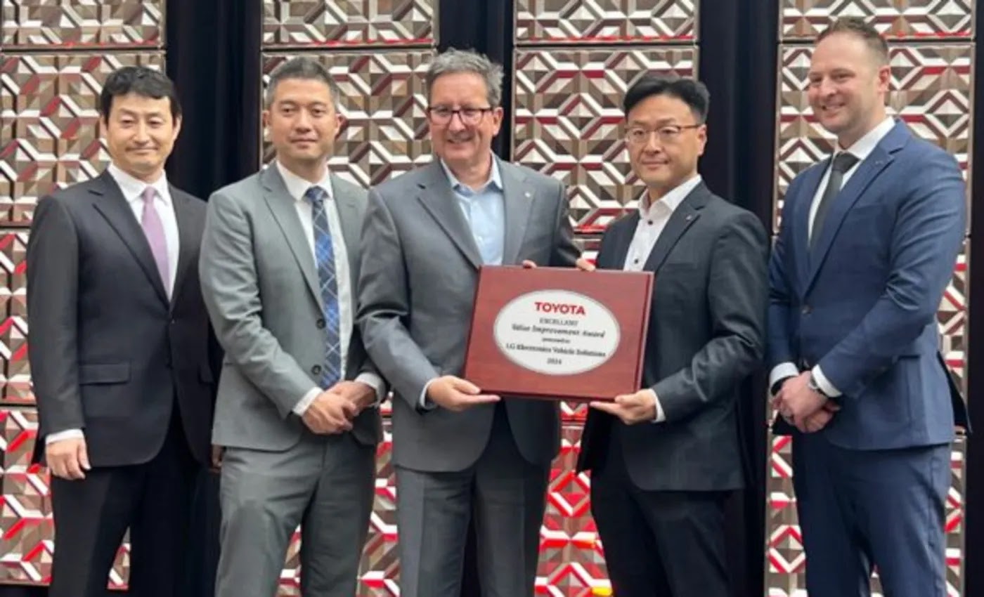 LG sabet penghargaan ‘Excellent Value Improvement Award’ dari Toyota