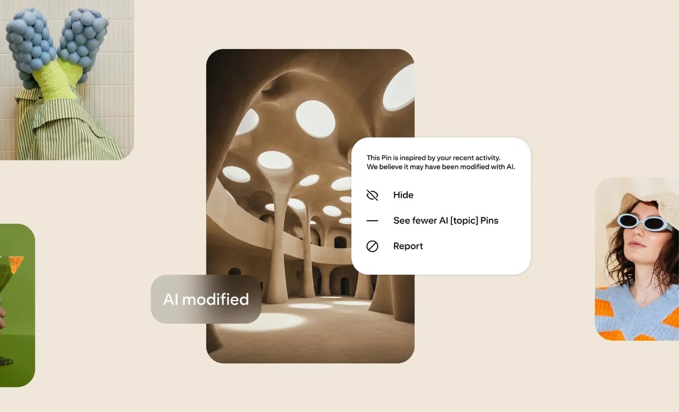 Tingkatkan transparansi konten, Pinterest kenalkan label gen AI
