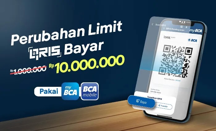 Dukung transaksi digital, BCA tambah limit QRIS bayar hingga 10 juta