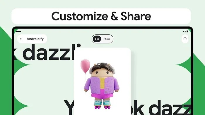 Bot Android berbasis AI, Google luncurkan androidify.com