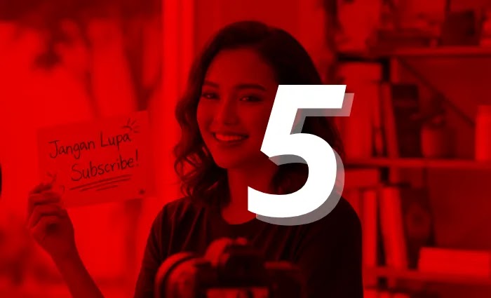 5 YouTuber Indonesia dengan subscribe terbanyak, paling top 2025