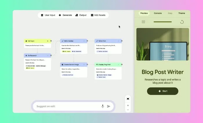Google buka akses Opal, aplikasi mini AI tanpa kode ke Indonesia
