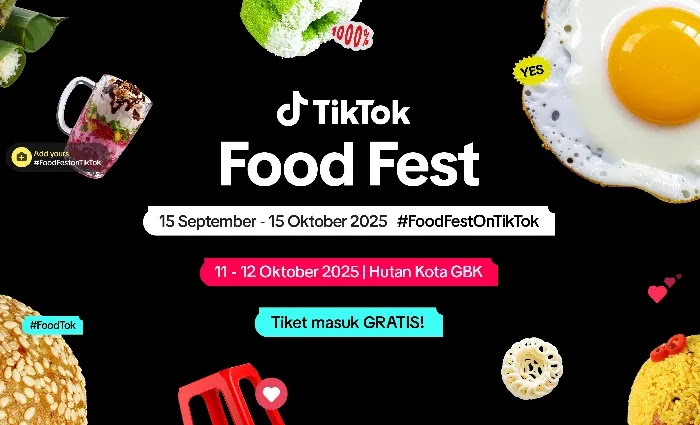 Siap-siap! kreator dan UMKM ramaikan TikTok Food Fest 2025