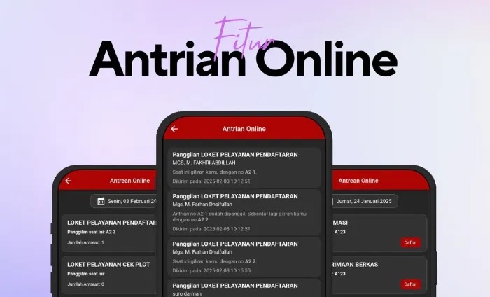 Anti ruwet, aplikasi Sentuh Tanahku tambah fitur antrian online