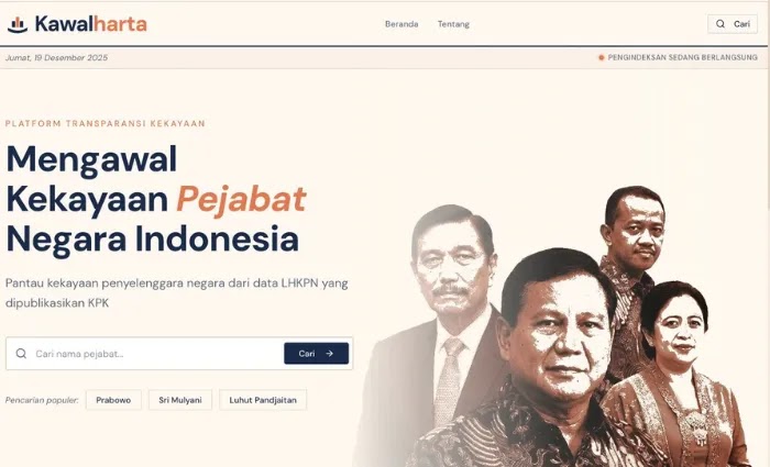 Viral situs Kawalharta, ternyata domain terdaftar dari Singapura