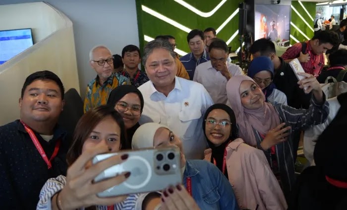 Potensi AI besar, Menko Airlangga ke generasi muda: bangun networking