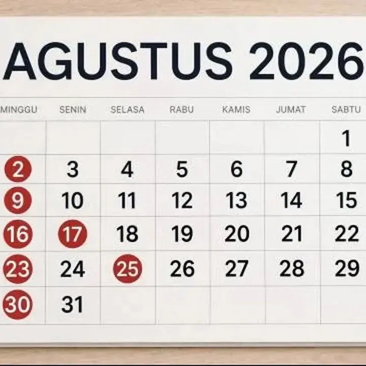 24 Agustus 2026 Bukan Cuti Bersama Maulid Nabi, Ini Ketentuannya