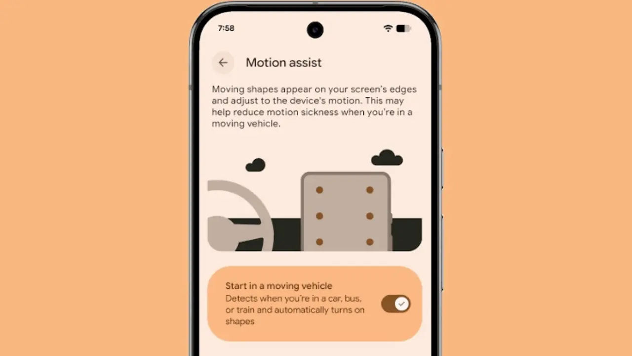 Google Gulirkan Motion Assist Di Android 17 Fitur Baru Untuk Kurangi Mabuk Perjalanan