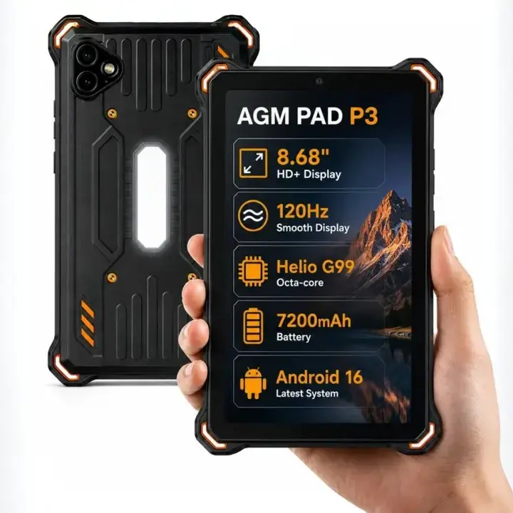 AGM Pad 3 Compact Meluncur dengan Layar 8,68 Inci dan Chipset Helio G99