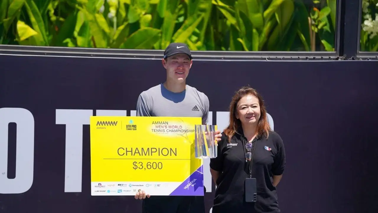 Alexander Chang Raih Gelar UTR PTT Usai Kalahkan Matthieu Perchicot