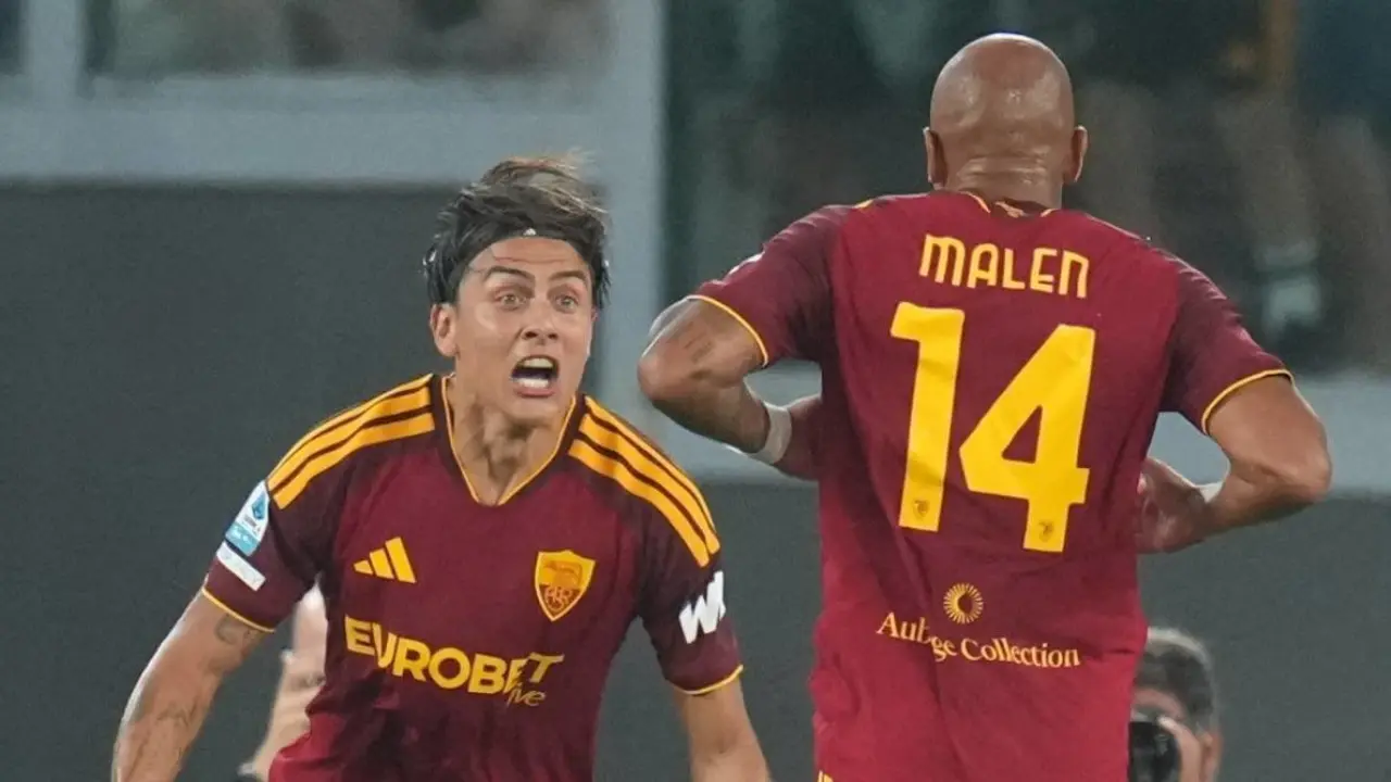 Dybala dan Malen Selebrasi