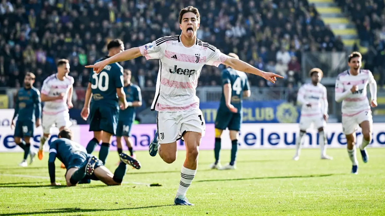 Kenan Yildiz Selebrasi Goal lawan Frosinone