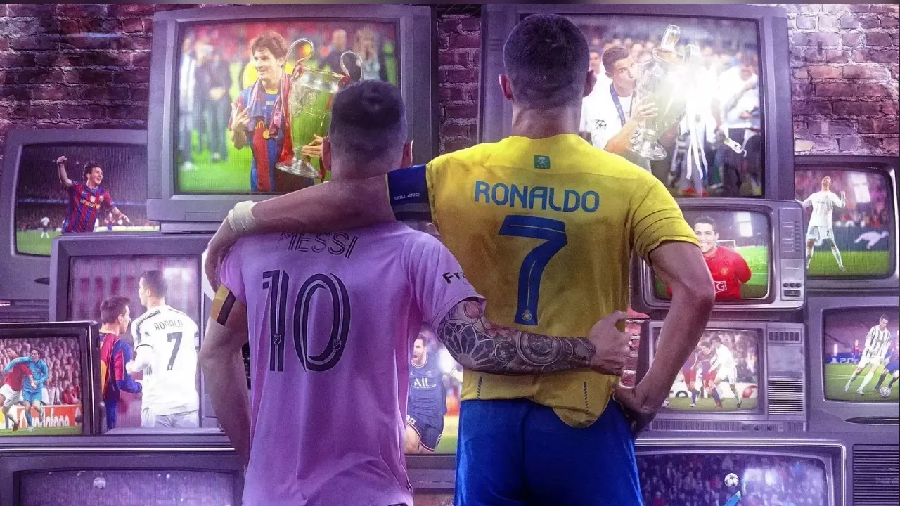 Cristiano Ronaldo dan Lionel Messi.