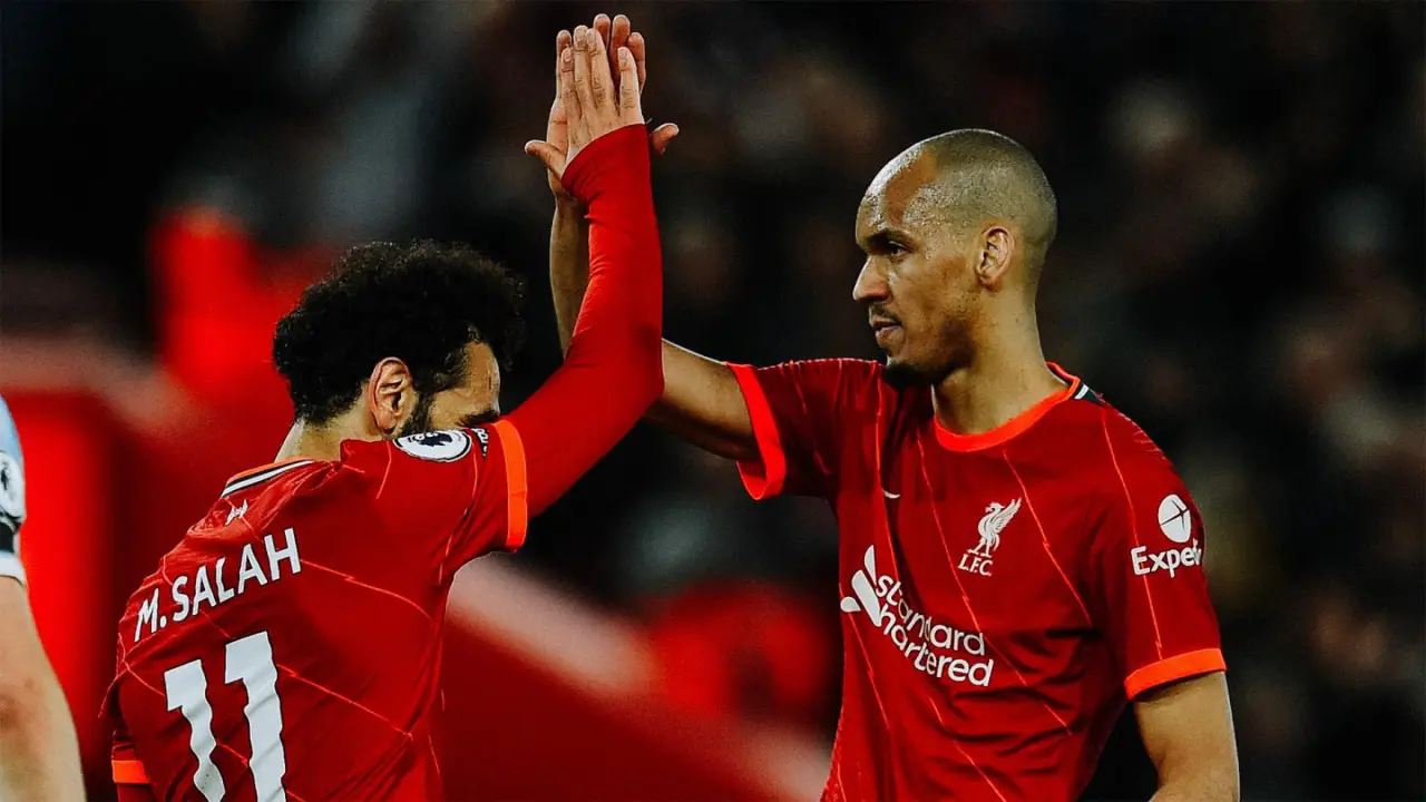 Fabinho dan Mohamed Salah