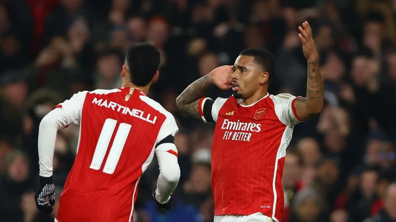 Gabriel Jesus dan Gabriel Martinelli