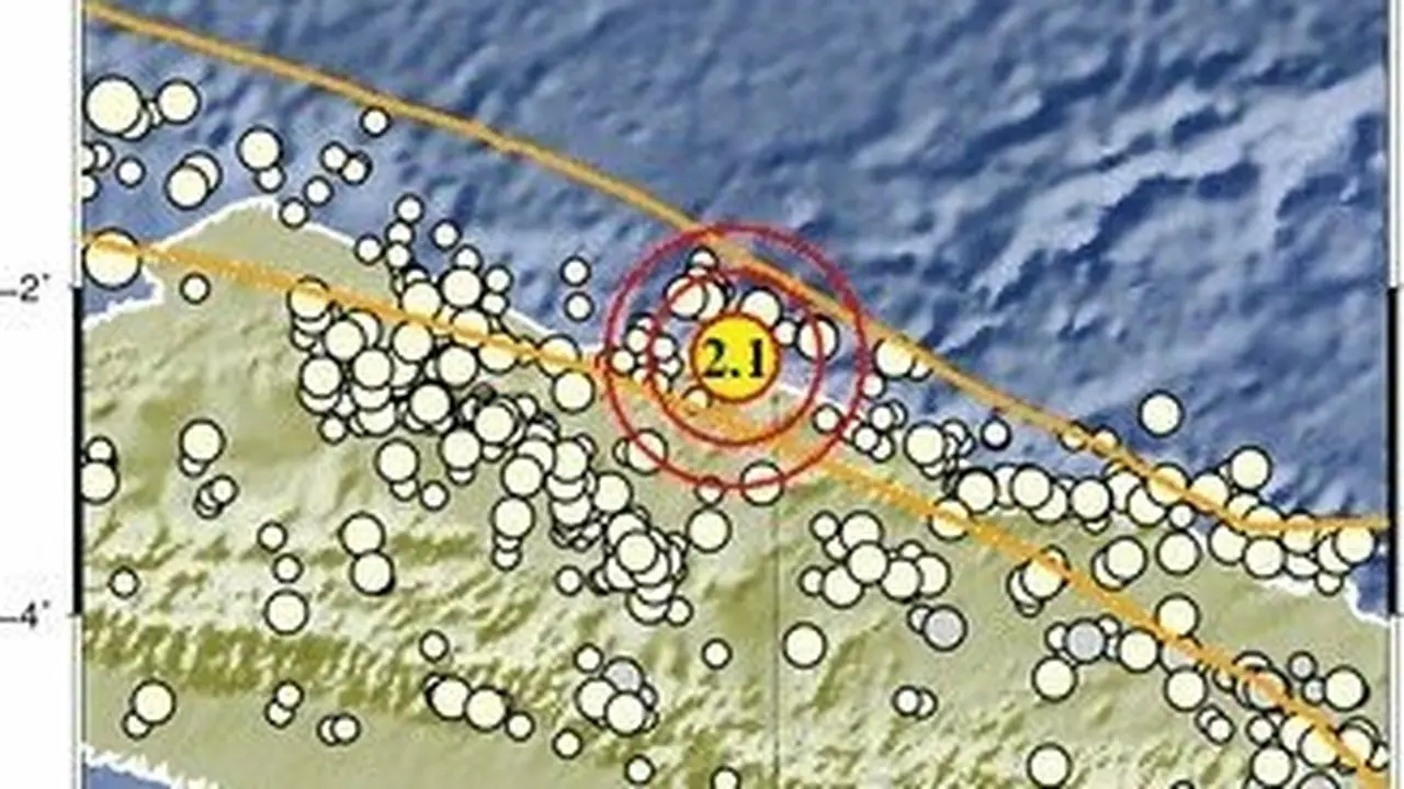 Gempa Guncang Keerom Papua, BMKG Catat Magnitudo 2,1