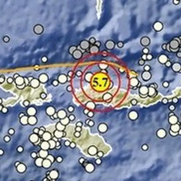 Update Gempa Magnitudo 5,7 Guncang 43 Km Timur Laut Ruteng, Manggarai NTT