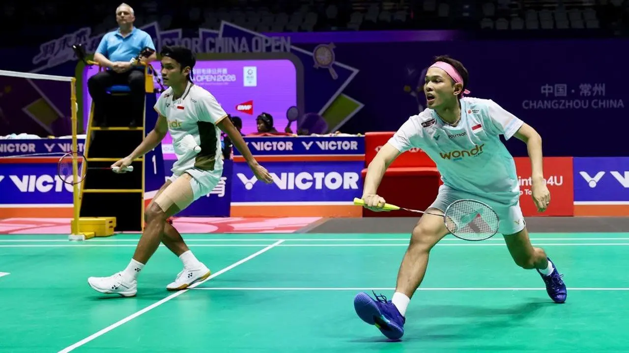 Hasil Kejuaraan Dunia BWF 2026: Fajar/Fikri Melaju ke Babak 16 Besar