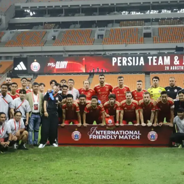 Persija Jakarta Hajar Brisbane Roar 4-0 dalam Laga Uji Coba Pramusim